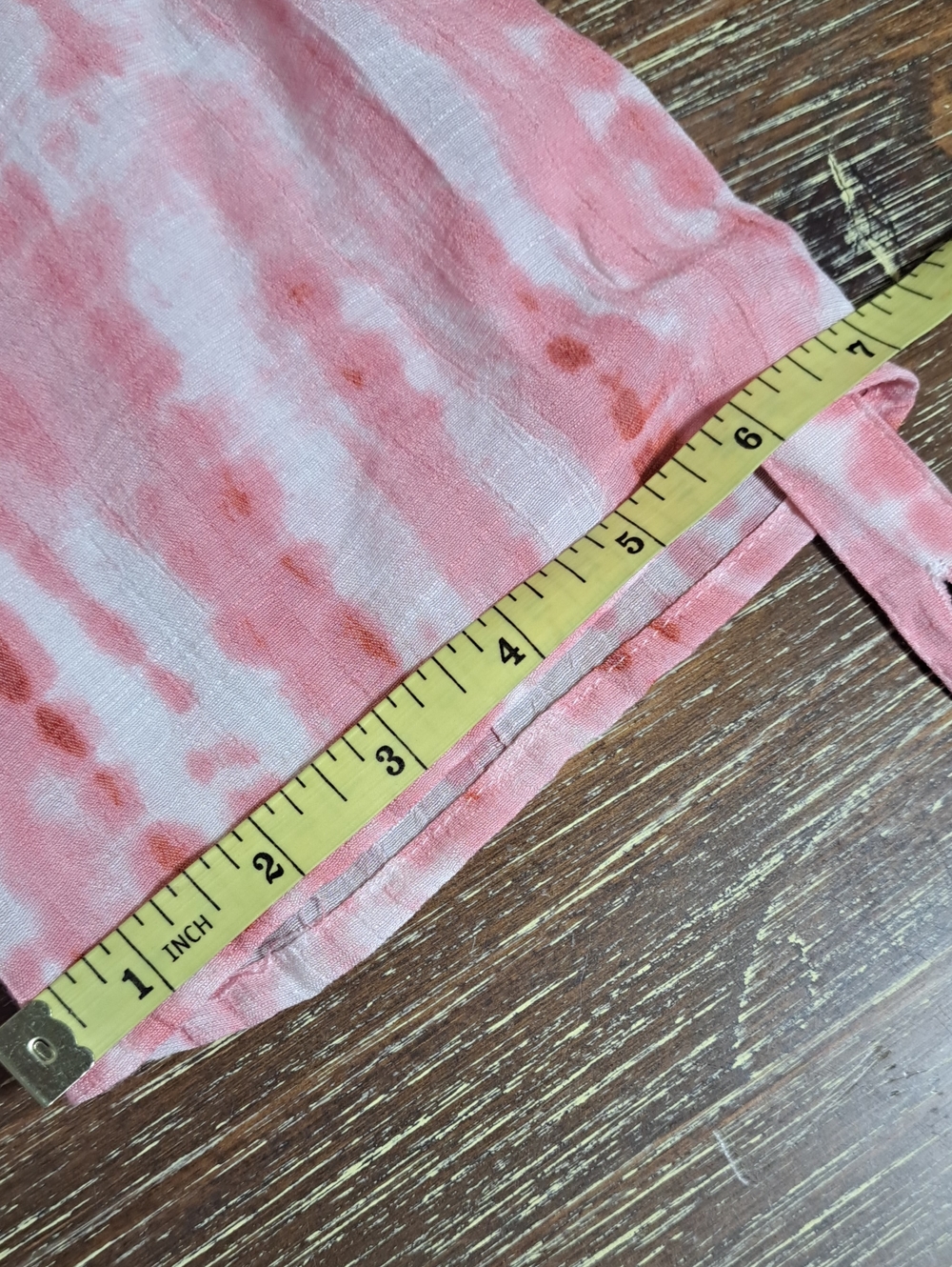 Indigo Rose Pink Tie-Dye Button Front Shirt Dress Bathing Suit Cover Up Size 2X - Picture 12 of 12